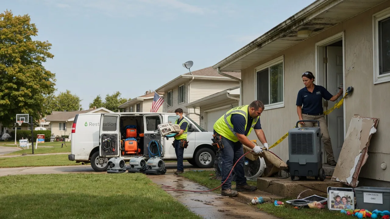 Water Damage Restoration in Wisconsin Dells, WI near me